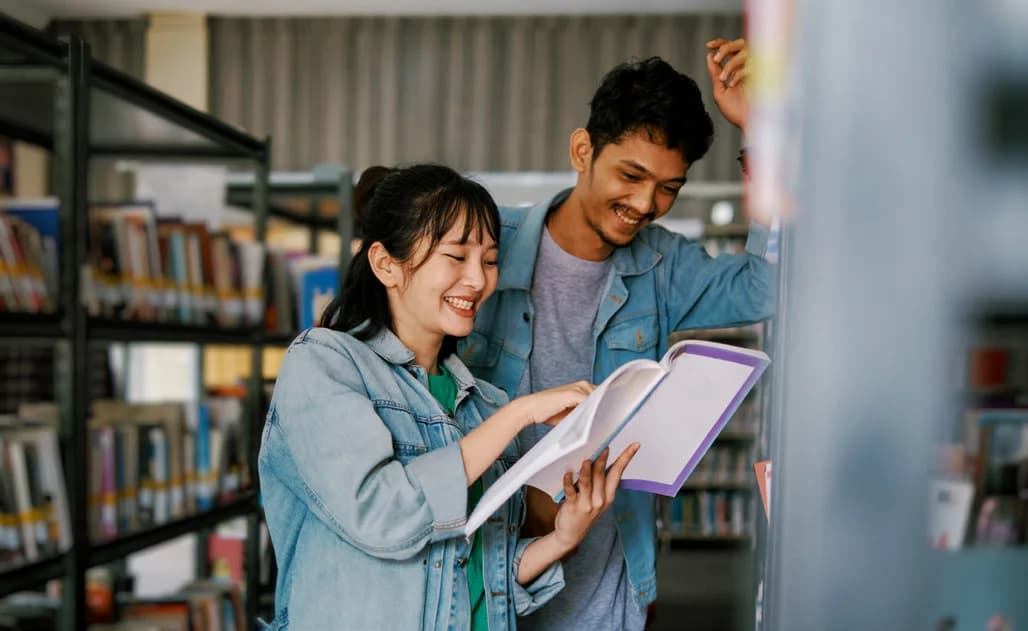 Indonesian students learning English at Briton